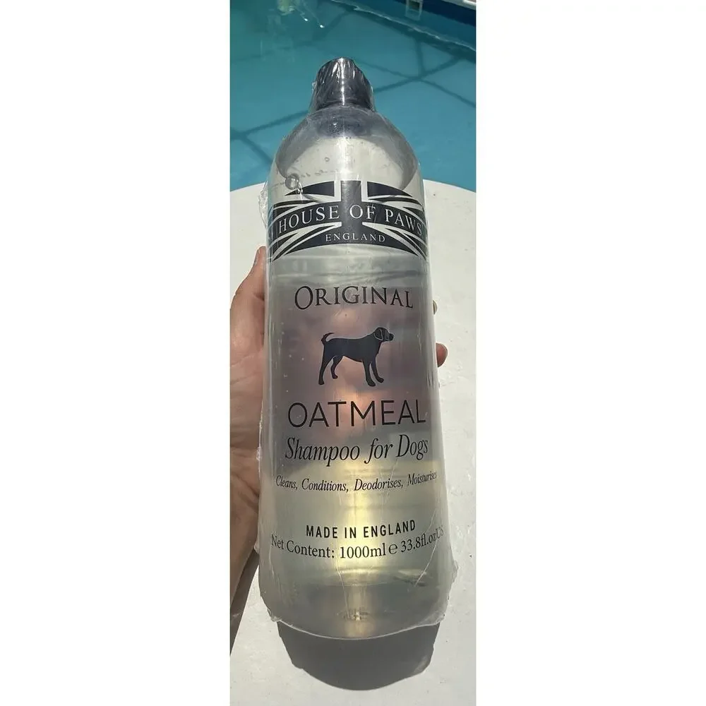 (3) House Of Paws Oatmeal Shampoo Dog Animal Shampoo 33.8 Oz Each. New.